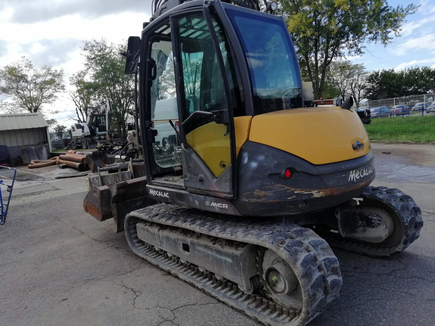 Pelle sur Chenilles Mecalac 8 MCR – 2015 + 4 Godets