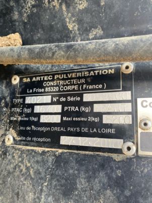 Pulvérisateur automoteur Artec F40