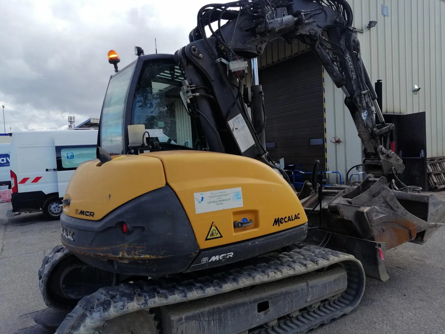 Pelle sur Chenilles Mecalac 8 MCR – 2015 + 4 Godets