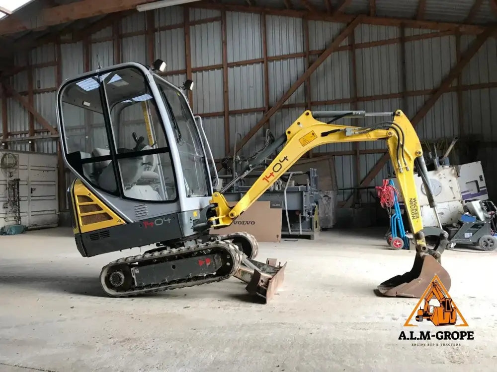 Mini-Pelle Wacker Neuson 1404 – 2012 + 3 Godets